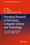 Emerging Research in Electronics, Computer Science and Technology: Proceedings of International Conference, ICERECT 2012