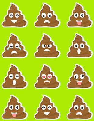 Emoji Notebook Lined Composition Journal For School Kids, Students And Teachers: 120 Page Ruled School Composition Notebook Journal With Funny Poop Emojis For Kids or Adults - 8.5 by 11 inches - Journals, Fat Dog