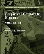 Empirical Corporate Finance