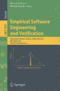 Empirical Software Engineering and Verification: International Summer Schools, LASER 2008-2010, Elba Island, Italy, Revised Tutorial Lectures