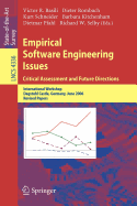 Empirical Software Engineering Issues. Critical Assessment and Future Directions - Basili, Victor (Editor), and Rombach, Dieter (Editor), and Schneider, Kurt (Editor)