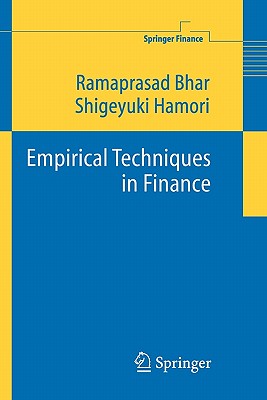 Empirical Techniques in Finance - Bhar, Ramaprasad, and Hamori, Shigeyuki