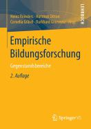 Empirische Bildungsforschung: Gegenstandsbereiche