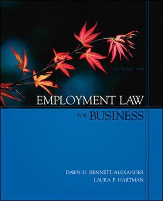 Employment Law for Business with Powerweb Card - Bennett-Alexander, Dawn D, and Hartman, Laura P