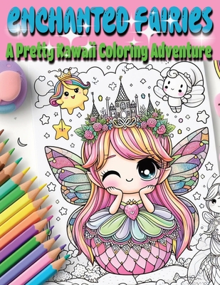 Enchanted Fairies: A Pretty Kawaii Coloring Adventure for Girls Ages 3-6 with 75 Adorable Fairy Illustrations: Fun and adorable fairies for hours of coloring enjoyment, great for fans of the Kawaii style - Schlicht, Ka