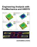 Engineering Analysis with Pro/Mechanica and Ansys