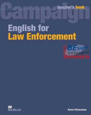 English for Law Enforcement Teacher's Book - Richardson, Karen