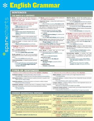 English Grammar SparkCharts - SparkNotes