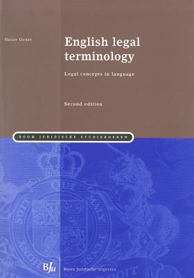 English Legal Terminology: Legal Concepts in Language - Gubby, Helen