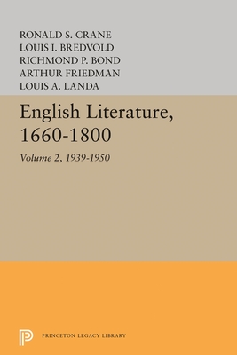 English Literature, Volume 2: 1939-1950 - Landa, Louis A.