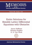 Entire Solutions for Bistable Lattice Differential Equations with Obstacles