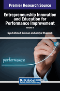 Entrepreneurship Innovation and Education for Performance Improvement, VOL 2