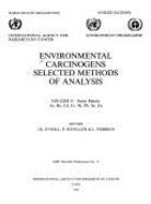 Environmental Carcinogens: Methods of Analysis and Exposure Measurementvolume 8. Some Metals: As, Be, CD, Cr, Ni, Pb, Se, Zn