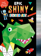 Epic Shiny Sticker Art: Create and Color 12 Mosaics!