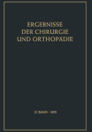 Ergebnisse Der Chirurgie Und Orthopdie