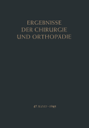 Ergebnisse Der Chirurgie Und Orthopdie