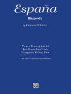 Espaa Rhapsody: Concert Transcription for Two Pianos, Sheet