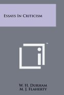 Essays in Criticism