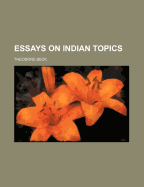 Essays on Indian Topics