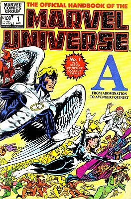 Essential Official Handbook of the Marvel Universe - Gruenwald, Mark, and Sanderson, Peter, and Brown, Eliot R.
