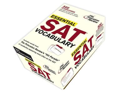 Essential SAT Vocabulary (Flashcards): 500 Flashcards with Need-To-Know SAT Words, Definitions, and Terms in Context - Princeton Review