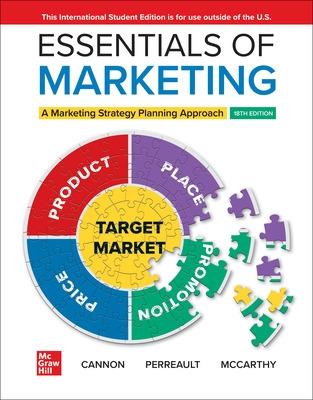 Essentials of Marketing ISE - Cannon, Joseph, and Perreault, William, and McCarthy, E. Jerome