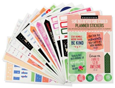 Essentials She Believed She Could Planner Stickers - Peter Pauper Press, Inc (Creator)
