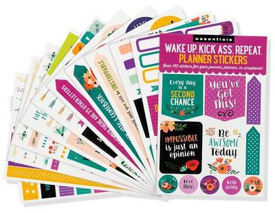 Essentials Wake Up, Kick Ass, Repeat. Planner Stickers - Peter Pauper Press, Inc (Creator)