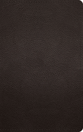 ESV Large Print Personal Size Bible (Buffalo Leather, Deep Brown)