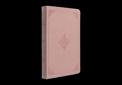 ESV Large Print Value Thinline Bible (Trutone, Blush Rose, Fleur-De-Lis Design) - 