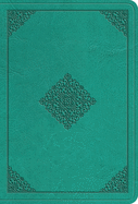 ESV Value Large Print Compact Bible (Trutone, Teal, Ornament Design)