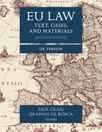 EU Law: Text, Cases, and Materials UK Version