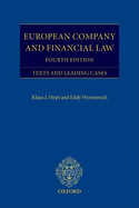 European Company and Financial Law: Texts and Leading Cases