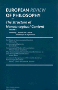 European Review of Philosophy, 6: The Structure of Nonconceptual Content Volume 6 - Van Geen, Christine (Editor), and de Vignemont, Frdrique (Editor)