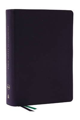 Evangelical Study Bible: Christ-Centered. Faith-Building. Mission-Focused. (Nkjv, Black Genuine Leather, Red Letter, Large Comfort Print) - Thomas Nelson