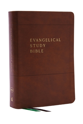 Evangelical Study Bible: Christ-Centered. Faith-Building. Mission-Focused. (Nkjv, Brown Leathersoft, Red Letter, Large Comfort Print) - Thomas Nelson
