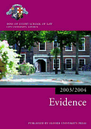 Evidence 2003/2004