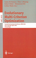 Evolutionary Multi-Criterion Optimization: Second International Conference, EMO 2003, Faro, Portugal, April 8-11, 2003, Proceedings