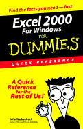 Excel 2000 for Windows for Dummies Quick Reference