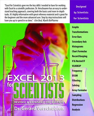 Excel 2013 for Scientists - Verschuuren, Gerard, Dr.