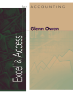 Excel and Access for Accounting - Owen, Glenn