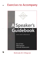 Exercises to Accompany a Speaker's Guidebook: Text and Reference