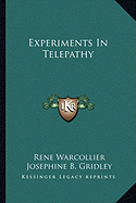 Experiments in Telepathy