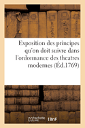 Exposition des principes qu'on doit suivre dans l'ordonnance des theatres modernes