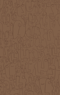 Faces Dotted Notebook (Beige)