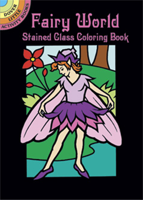 Fairy World Stained Glass Coloring Book - Green, John