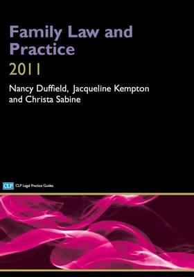 Family Law and Practice - Duffield, Nancy, and Kempton, Jacqueline, and Sabine, Christa