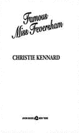 Famous Miss Feversham - Kennard, Christie