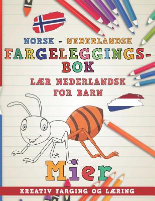 Fargeleggingsbok Norsk - Nederlandsk I L - Nerdmediano