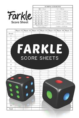 Farkle Score Sheets: 100 Score sheets with special small size 6 x 9 inches - Stewart, Eric